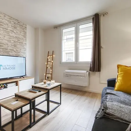 La Balade Nimoise Center Car Park Ac Apartment *