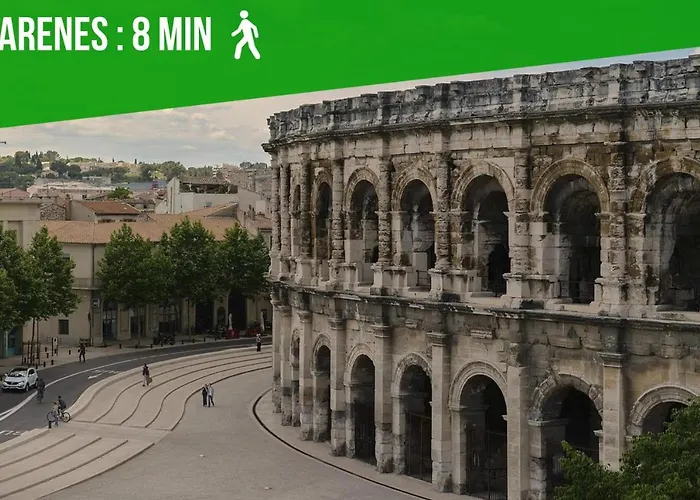 La Balade Nimoise Center Car Park Ac Apartmán *